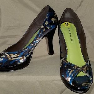 MULTI COLOR PEEP TOED HEEL BY MADDEN GIRL